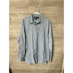 Polo Ralph Lauren Men’s Blare Button Down Sz XL Shirt Blue Long Sleeve Work Pony